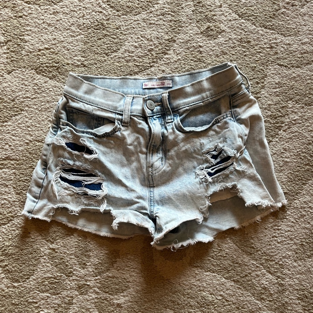 summer ripped jean pants